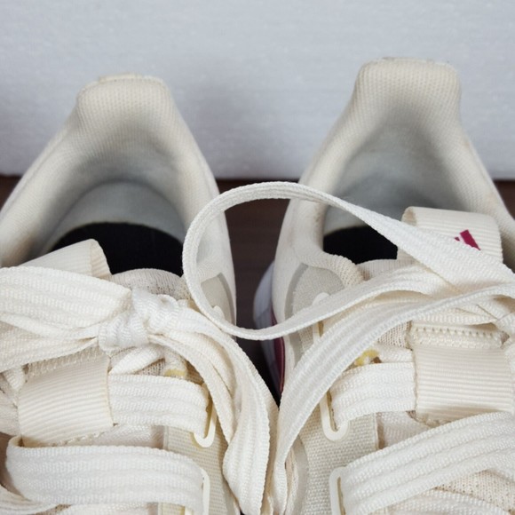 Adidas Womens QT Racer FY5679 Off White Running Shoes Sneakers Sz 7 EUC - Picture 6 of 10